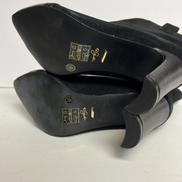 42 Gold Womens Kara Bootie Black Size 9 M - Picture 5 of 6